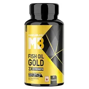 Muscle blaze omega 3 fish oil  gold 3x triple strength | 69 tablets