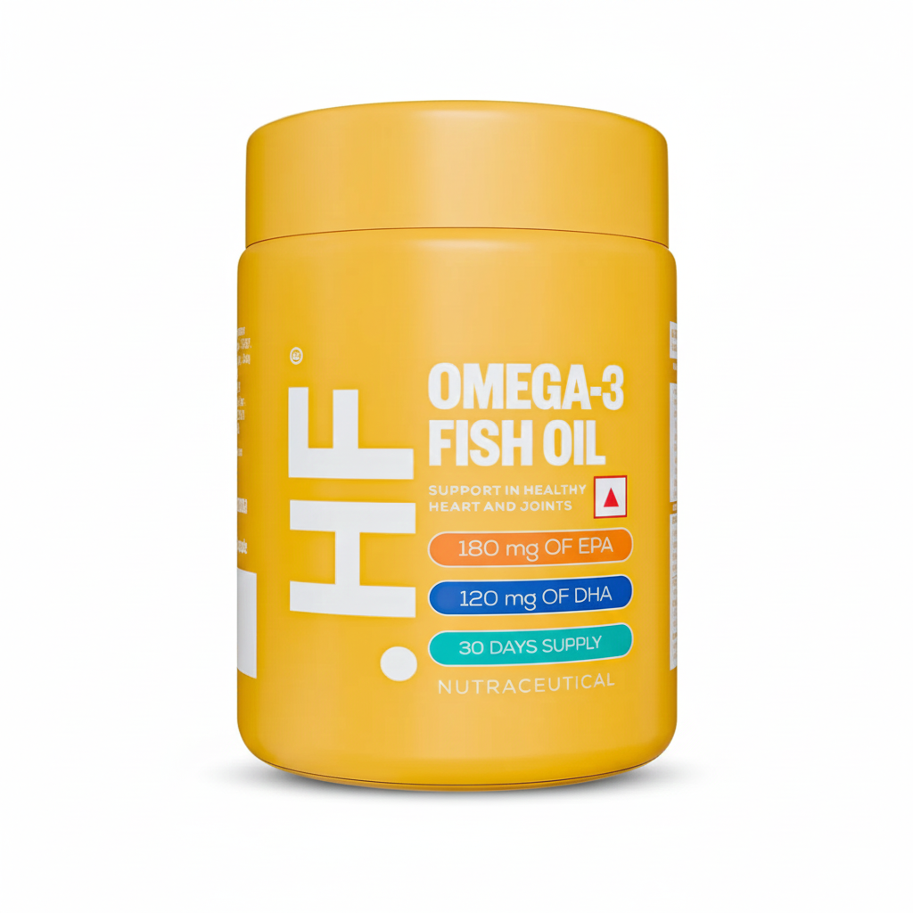Healthfarm Omega 3 Fish Oil (EPA & DHA), 60 Softgel