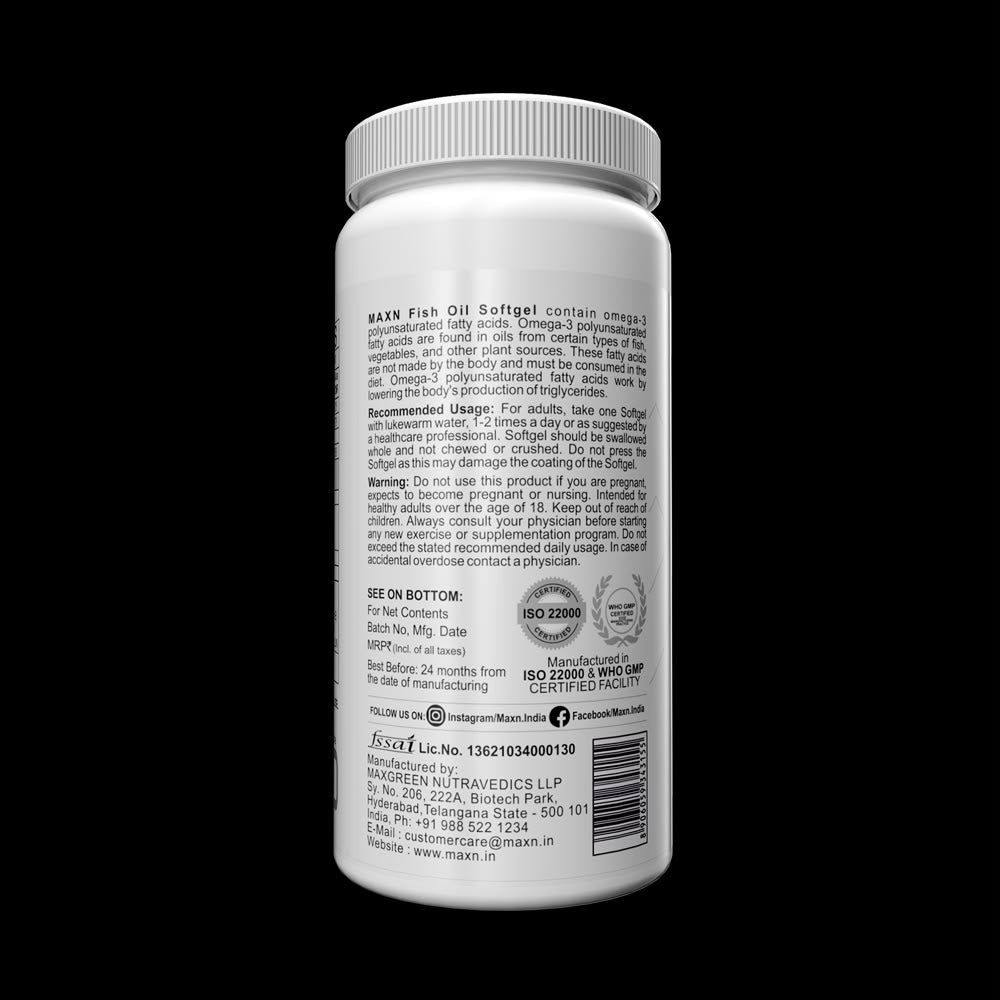 Maxn Fish oil - 60 Softgel