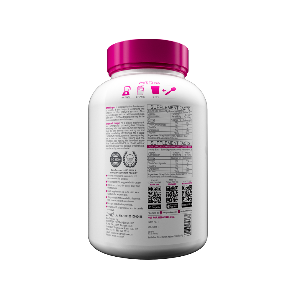 Maxn ISOPRO – Whey Protein Isolate