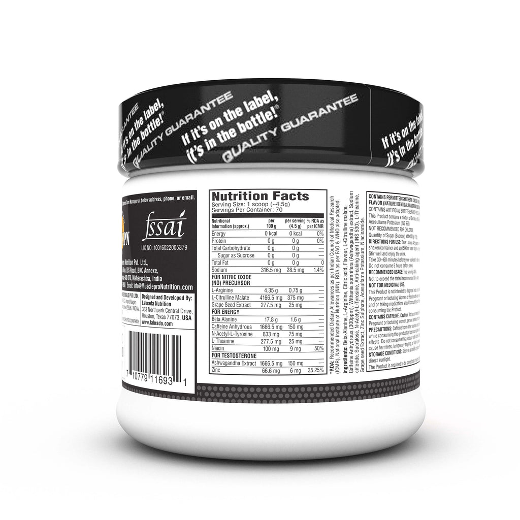 labrada super charge pre-workout concentrate