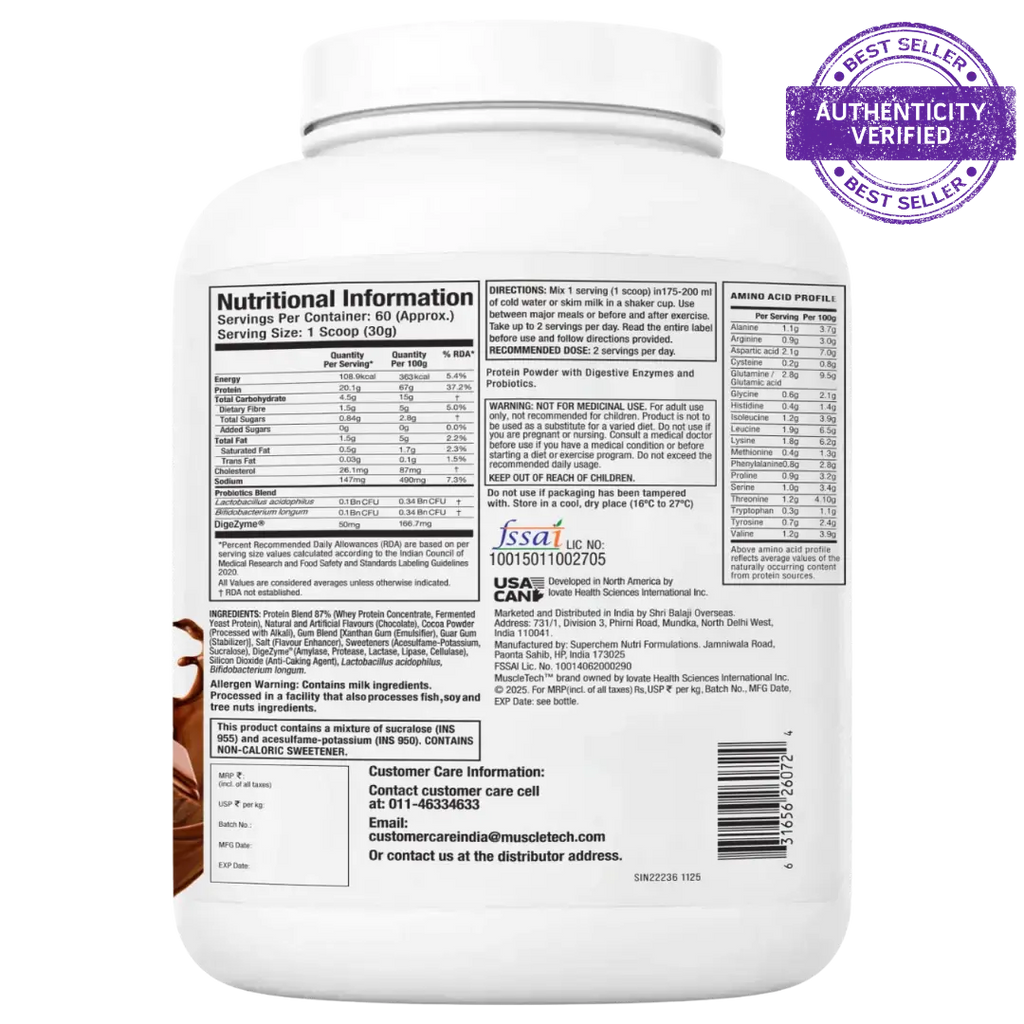 Muscletech Advanced Whey Protein+