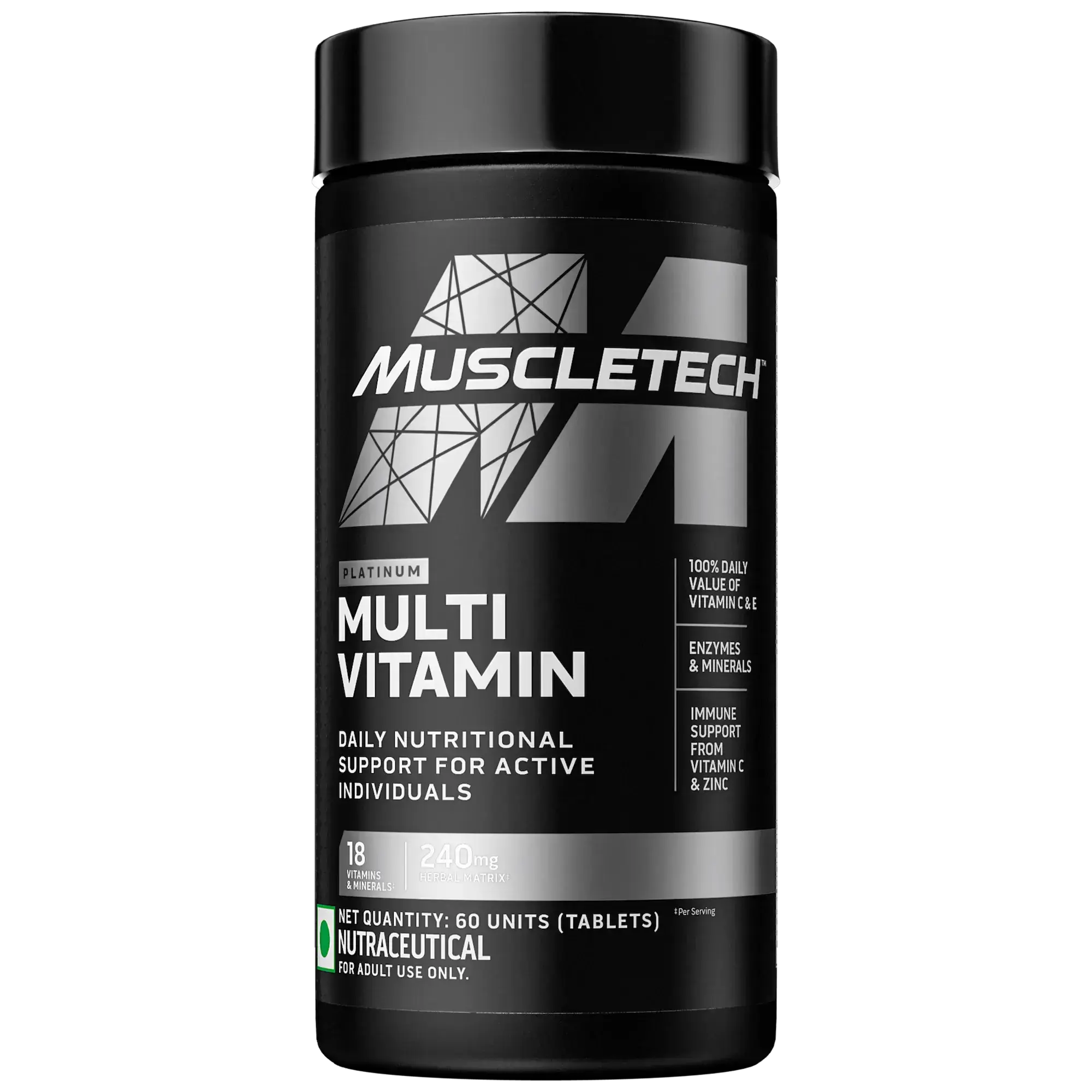 Muscle Tech Platinum Multivitamin | 60 tablets