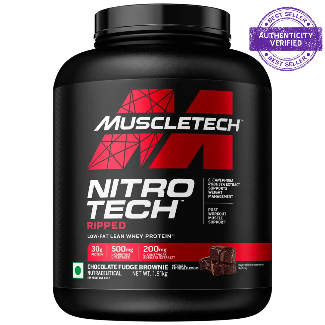 MuscleTech Nitro-Tech Ripped Whey Protein Powder-1.81kg