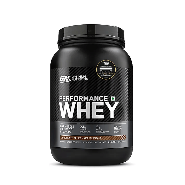 Optimum Nutrition Performance Whey Protein | 1 kg (2.2 lbs) | Chocolate