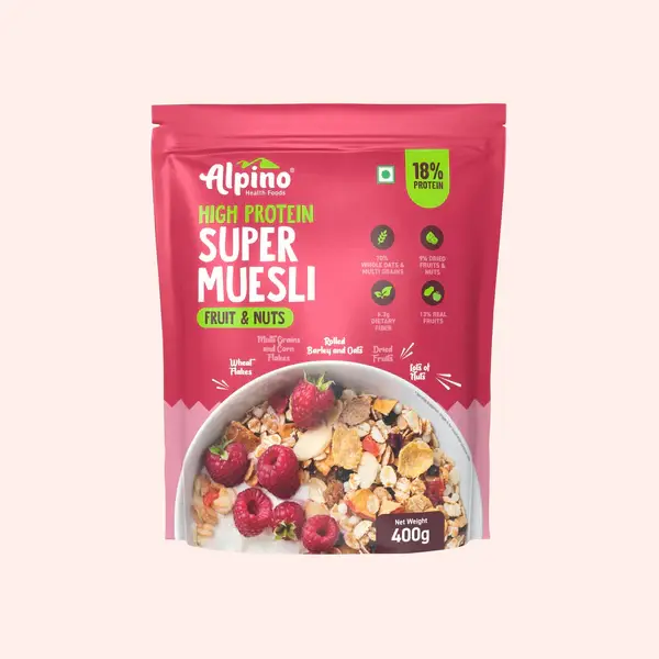 Alpino Super Muesli oats | Fruits & Nuts | 400g