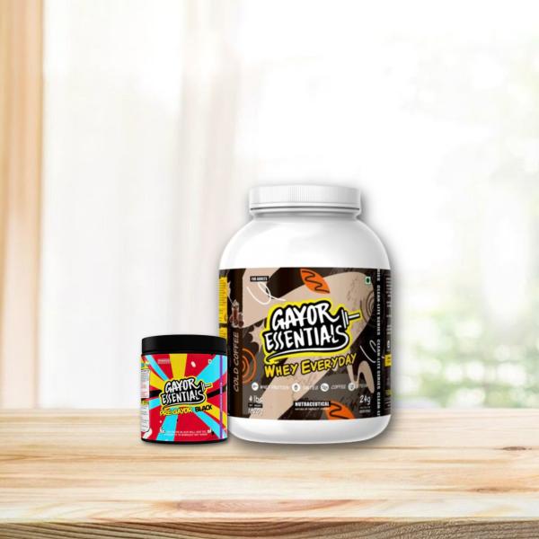 Gayor Essentials Whey - 2KG| GAYOR ESSENTIALS PRE-WORKOUT COMBO