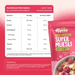 Alpino Super Muesli oats | Fruits & Nuts | 400g