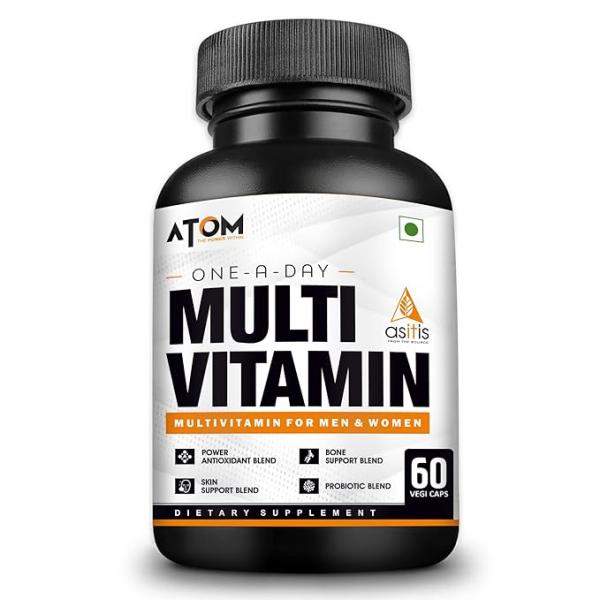 As It Is Atom Multivitamin | 60 Vegi Capsule