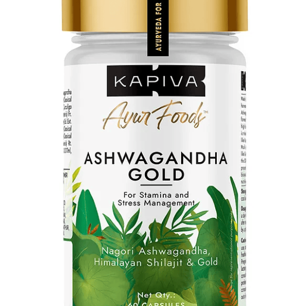 Kapiva Ashwagandha Gold Capsules - 60 Capsules