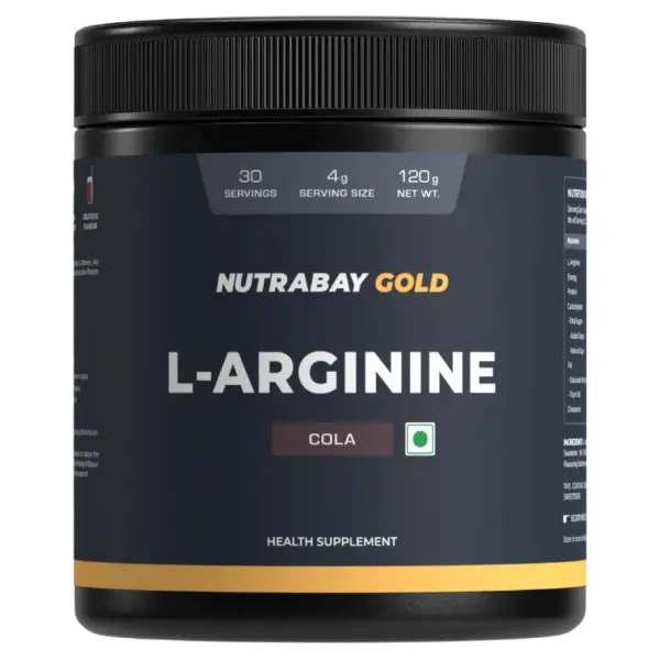 Nutrabay Gold L-Arginine - 120 gm (0.26 Lb)