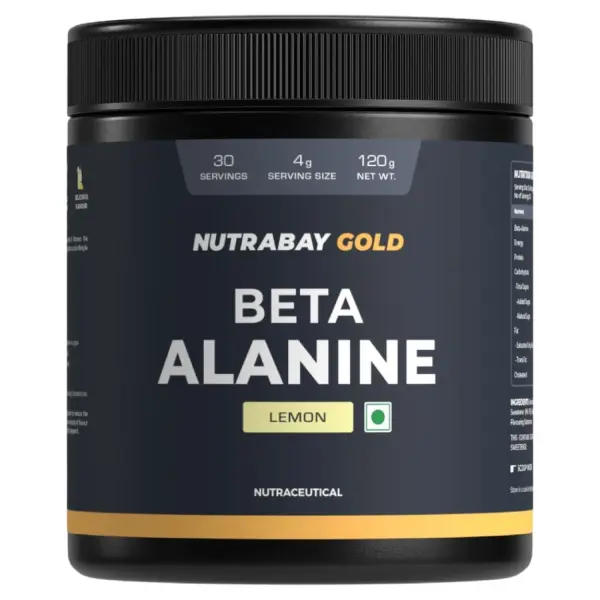 Nutrabay Gold Beta Alanine - 120 gm (0.26 Lb)