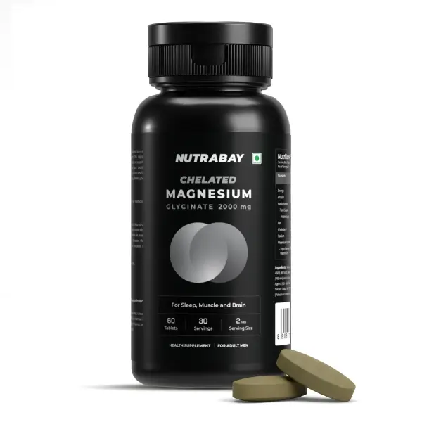 Nutrabay Magnesium Glycinate 2000mg - 60 Tabs