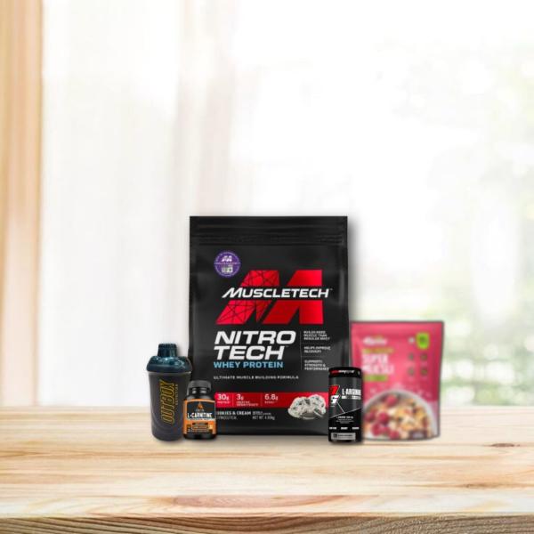 Muscle tech whey 4 kg | Prosupps L arginine | Any oats | Free shaker combo