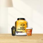 Avvatar whey 2 kg | wellx peanut butter| free shaker combo