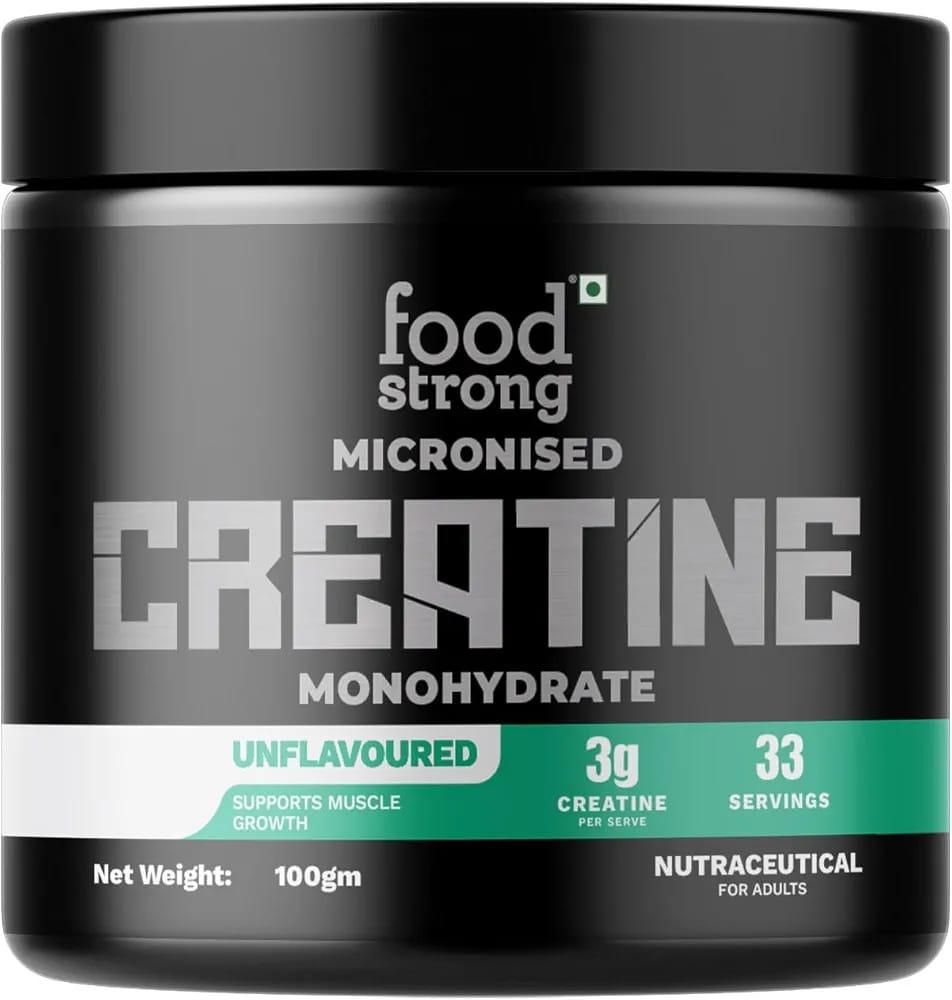 Food strong creatine monohydrate unflavoured
