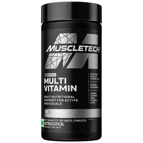 Muscle Tech Platinum Multivitamin | 60 tablets