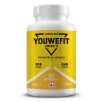 YouWeFit Omega-3 Fish Oil (30 Capsules), 1250mg